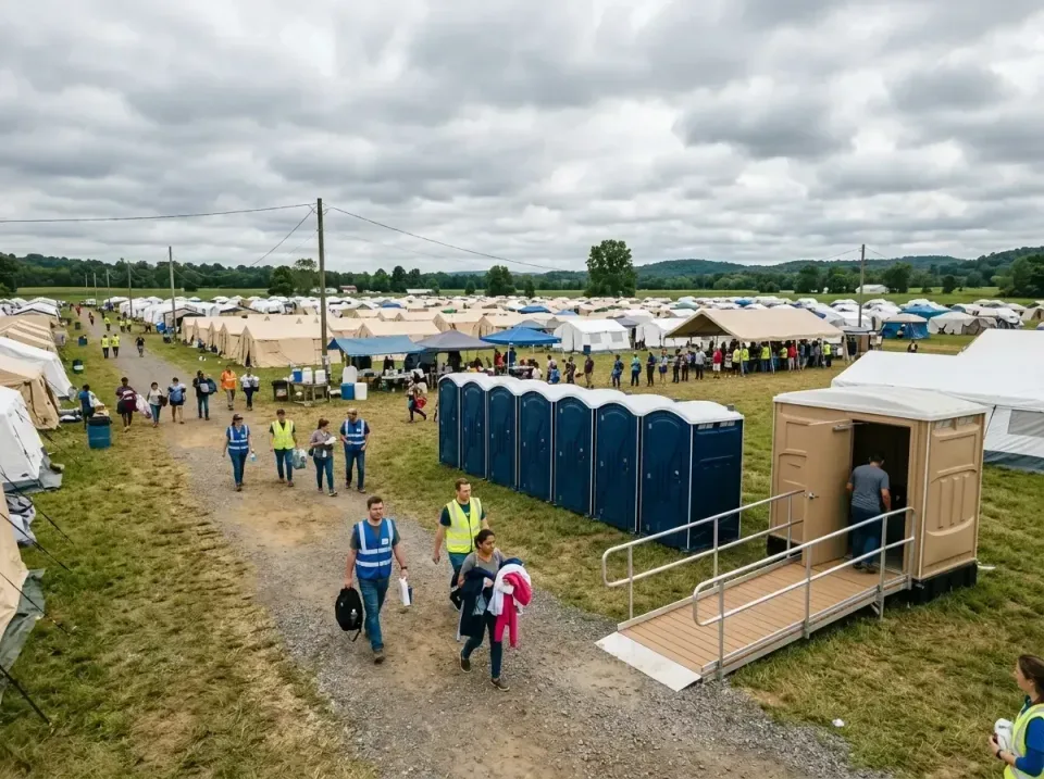 disaster-relief-camp-restrooms-010 — frequently asked questions, Dumpster & Portable Bathrooms Rental in Haskell, AR